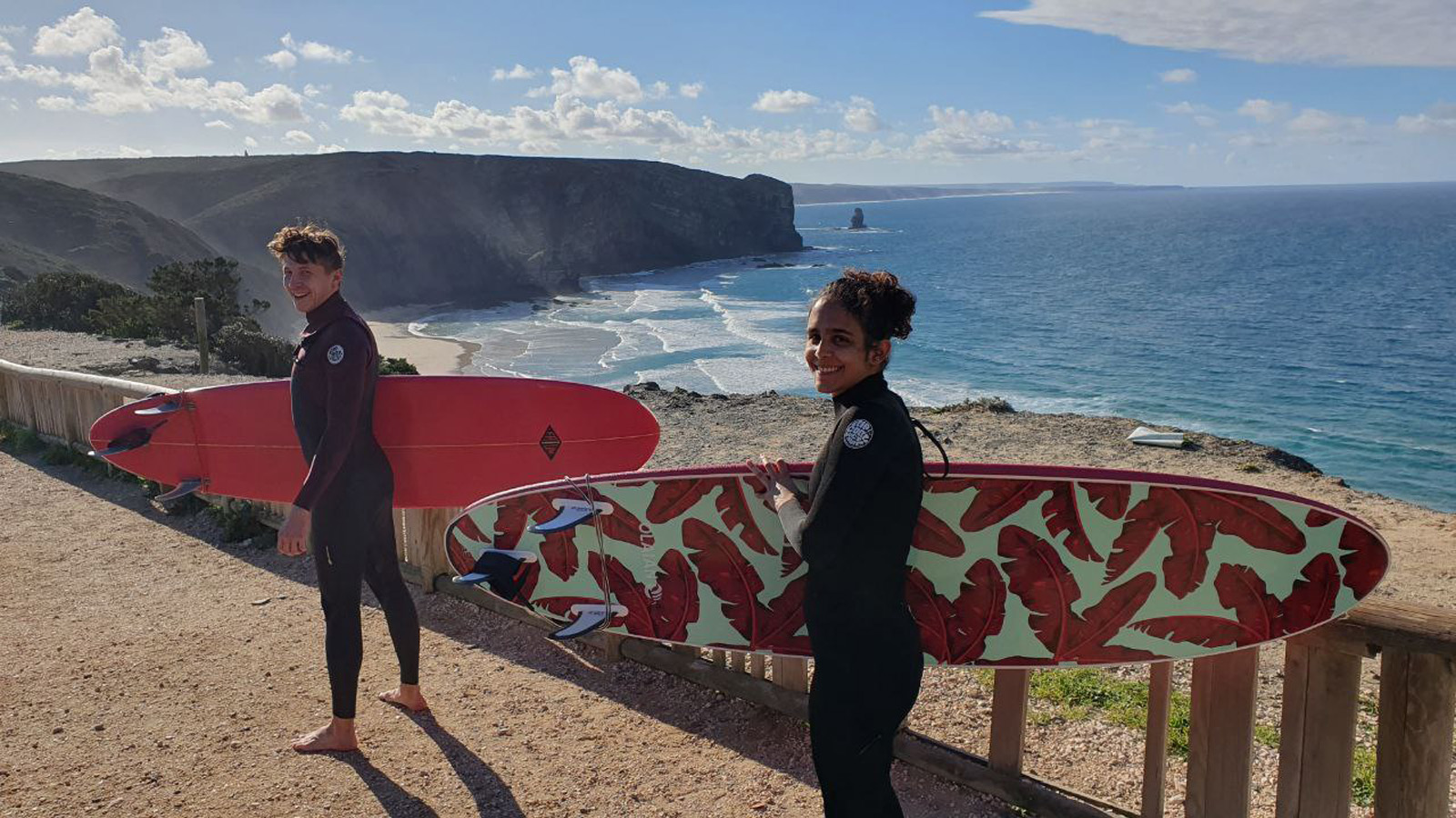 Surfing und Unterwegs