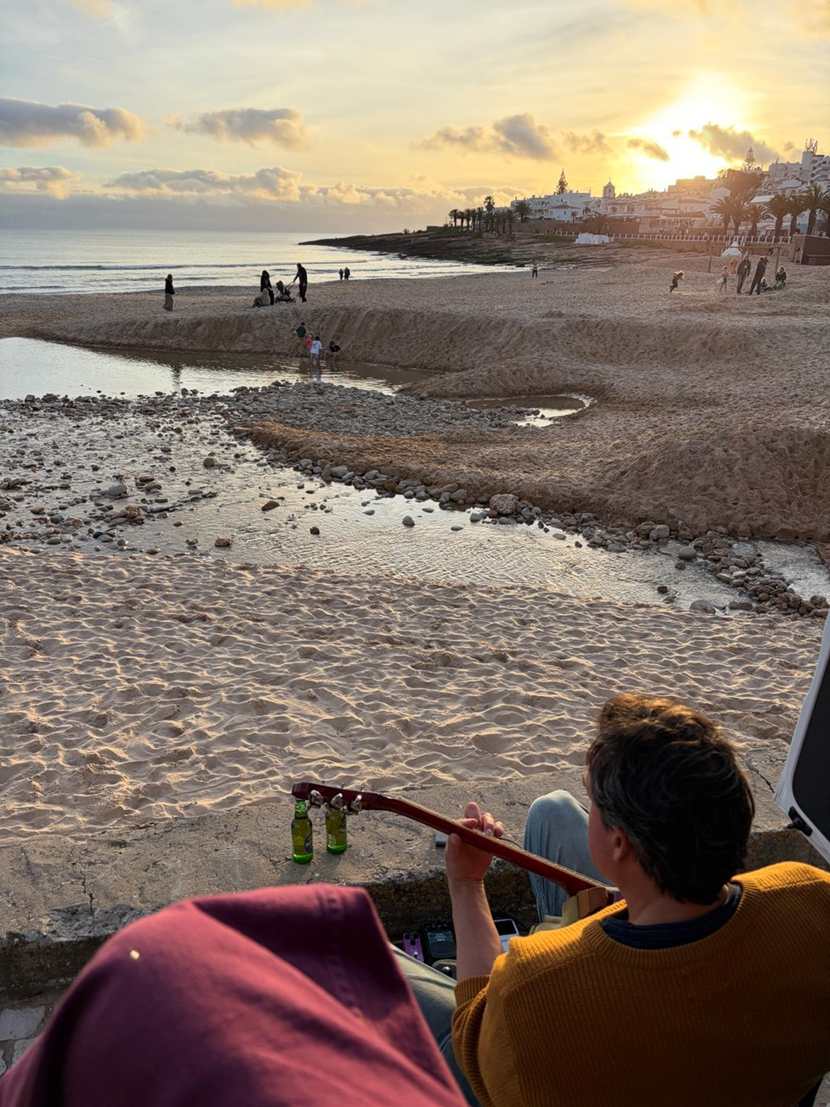 Musik am Strand